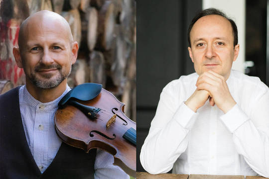 Ruben Meliksetian (Klavier) und Albrecht Breuning (Violine)